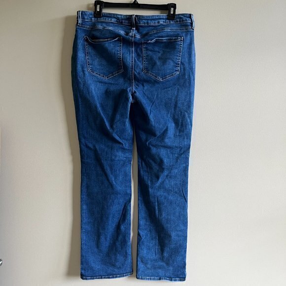 NYDJ Barbara Bootcut Jeans Wdnmbb2339 Blue Womens Plus Size 14W Denim Pa… - Picture 8 of 11